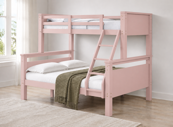 Lanmere Triple Bunk Bed in Pink