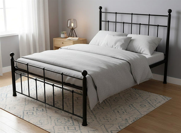Levington Bed in Black Finish