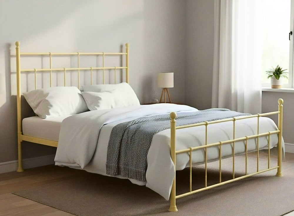 Levington Bed in Pastel Blue Finish