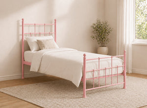 Levington Bed in Light Pink, Single Size
