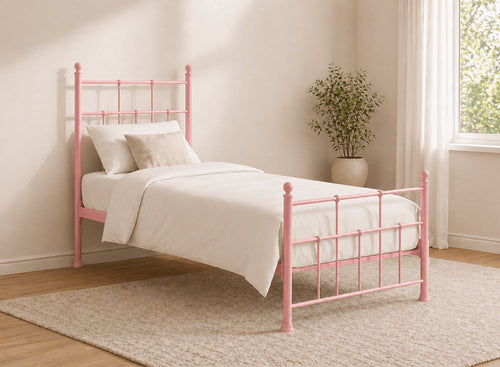 Levington Bed in Light Pink, Single Size