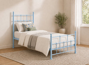 Levington Bed in Pastel Blue, Single Size