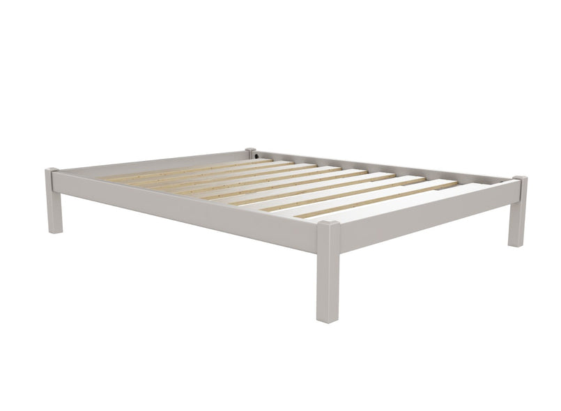Lingwood Wooden Platform Bed Finished in Painted Dovetail Grey