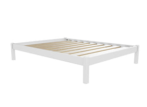 Lingwood Wooden Platform Bed Finished in Painted White