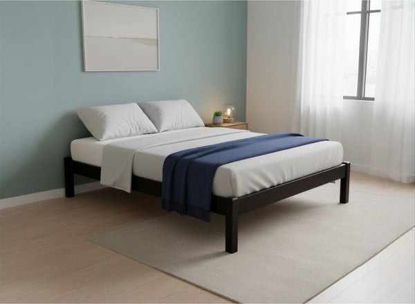 Lingwood Platform Bed Frame in Black Ash Finish