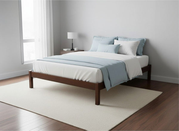 Lingwood Platform Bed Frame in Chocolate Finish