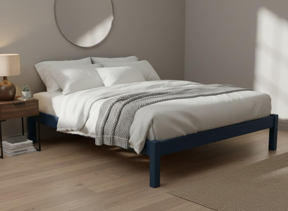 Lingwood Platform Bed Frame in Oak Finish
