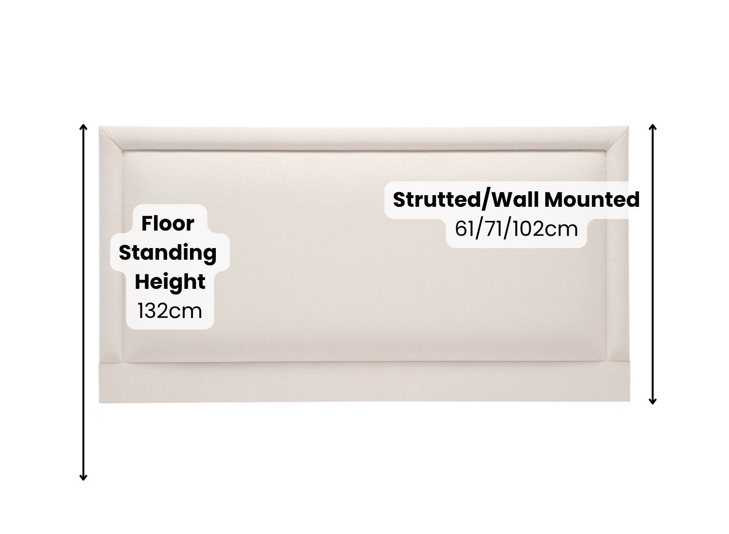 Lobella Headboard Dimensions