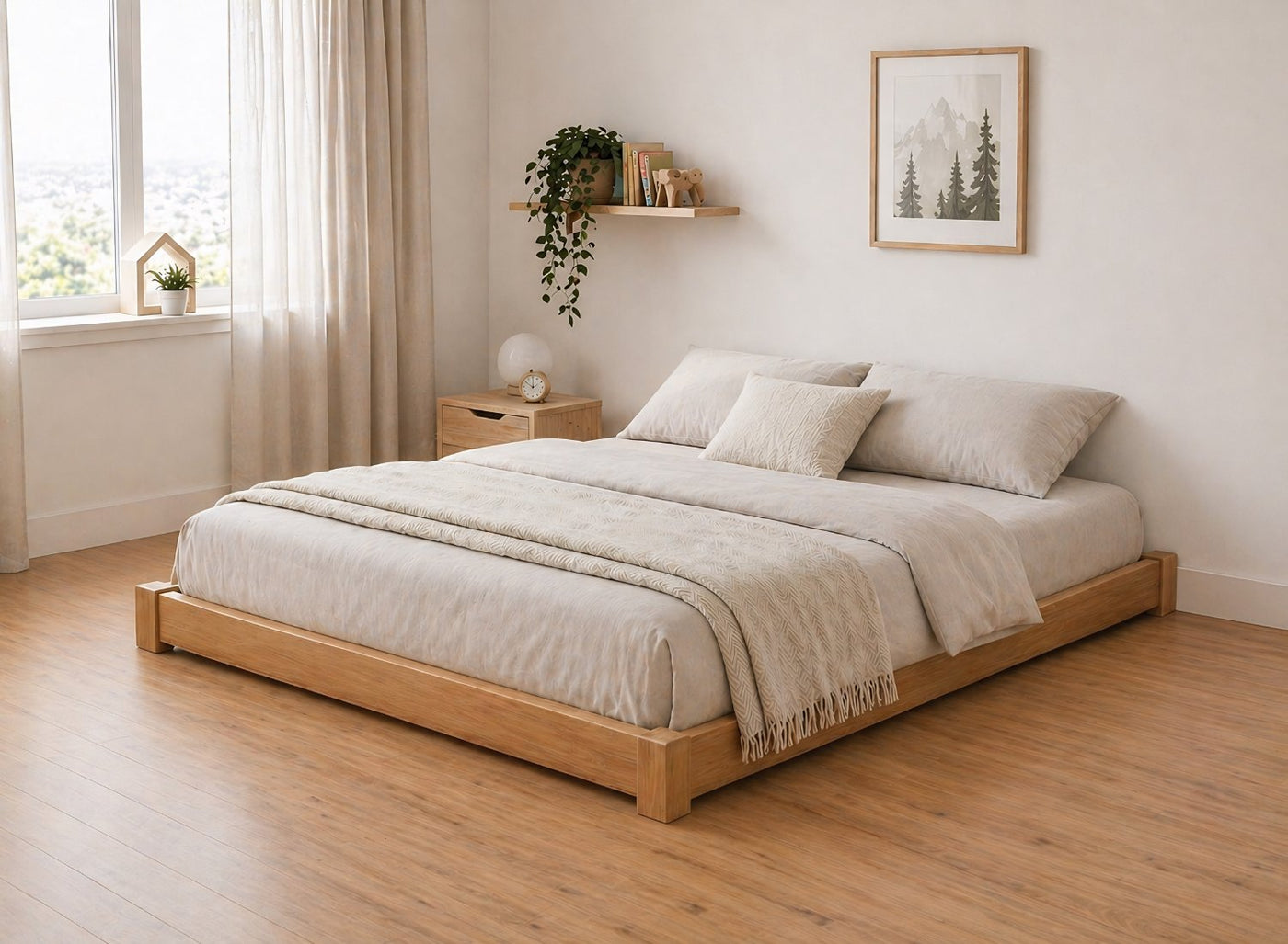 Ludham Wooden Floor Bed