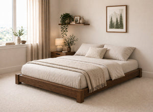 Ludham Chocolate Stain Wooden Floor Bed