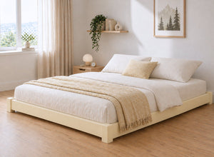 Ludham Yellow Wooden Floor Bed