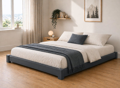 Ludham Blue Wooden Floor Bed 
