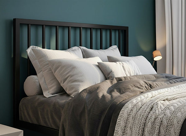 Madison Bed in Black Finish (Headboard)