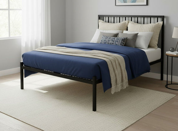 Madison Bed in Black Finish (Low End)