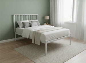 Madison Bed in Painted White Finish (Low End)