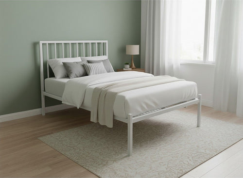 Madison Bed in Painted White Finish (Low End)