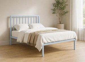 Madison Metal Bed in Pastel Blue