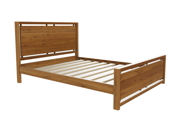 Marham Wooden Bed Finished in Stained Oak