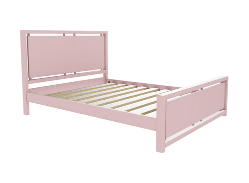 Marham Solid Oak Bed Finished in Painted Nancys Blushes Pink