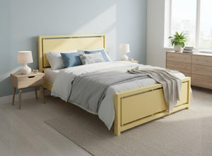 Marham Bed in Dayroom Yellow Finish