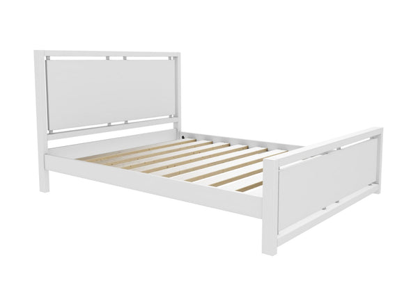 Marham Solid Oak Bed Finished in Painted White