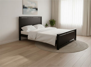 Marham Bed in Black Ash Finish