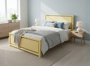 Marham Bed in Dayroom Yellow Finish
