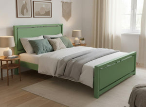 Marham Bed in Emerald Green Finish