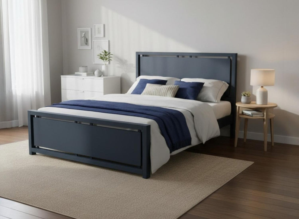 Marham Wooden Bed in Oak Finish