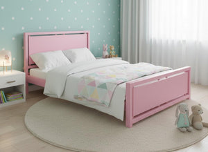 Marham Bed in Nancy's Blushes Pink Finish