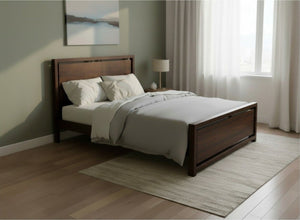 Marham Bed in Chocolate Finish