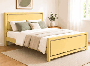 Marham Painted Yellow Oak Bed
