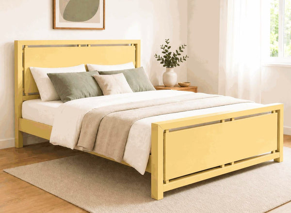 Marham Painted Yellow Oak Bed
