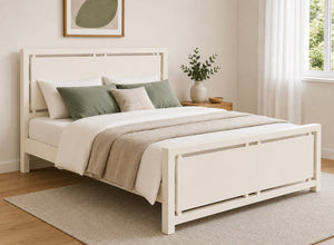 Marham Painted Cream Oak Bed