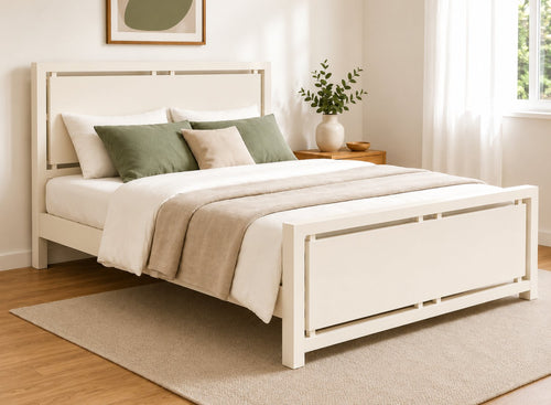 Marham Painted Cream Oak Bed