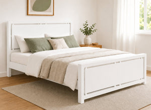 Marham Painted White Oak Bed