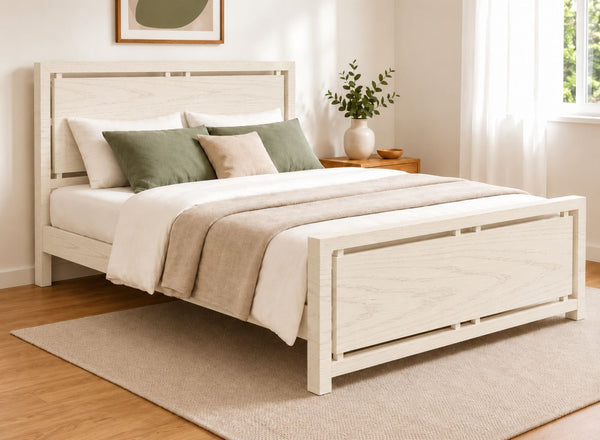 Marham Painted Cream Oak Bed