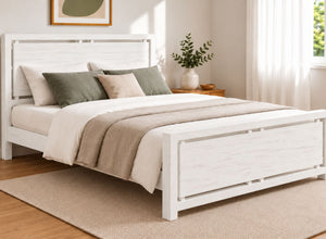 Marham Painted White Oak Bed
