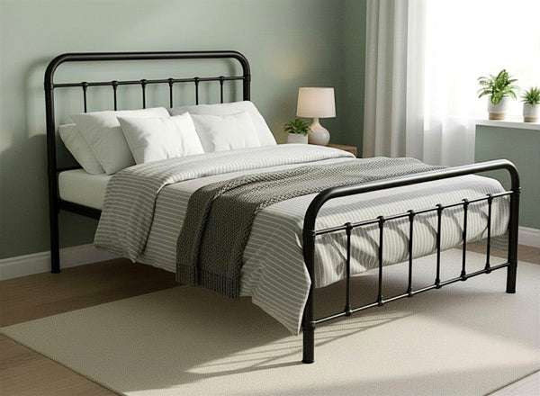 Massingham Bed in Black Finish