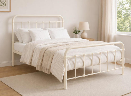 Massingham Bed in Cream