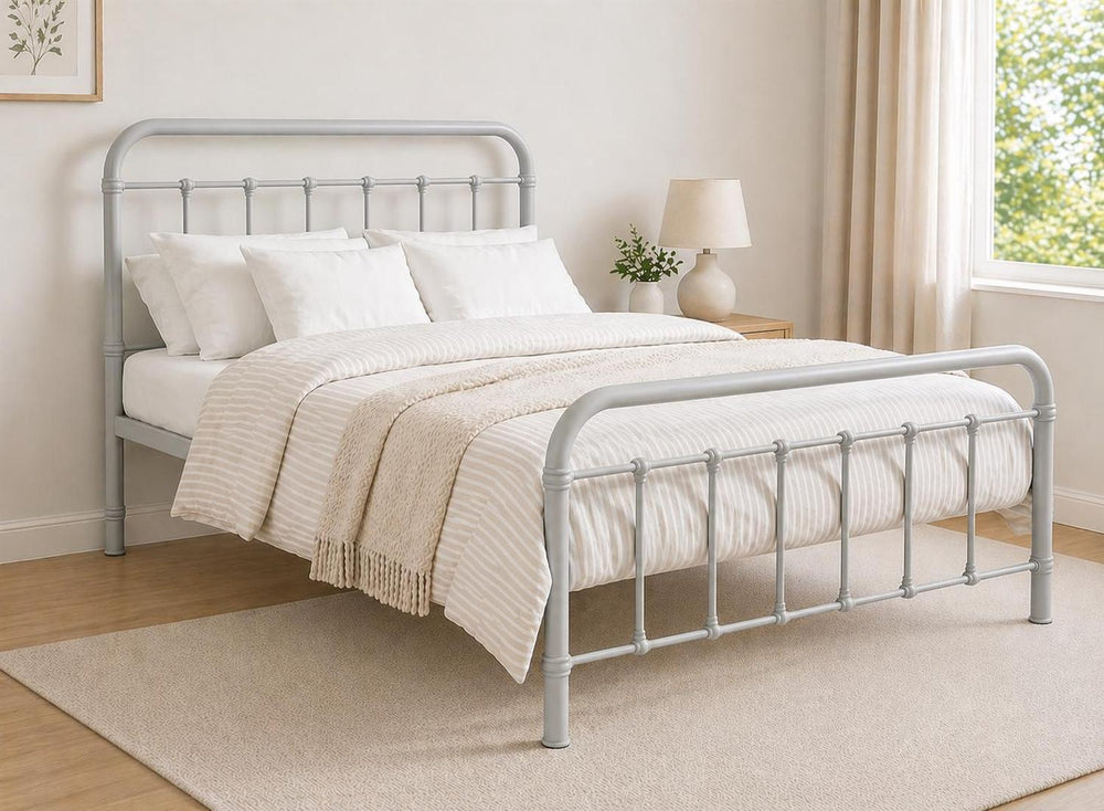 Massingham Bed in Dust grey