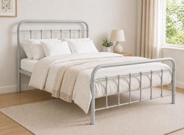 Massingham Bed in Dust grey