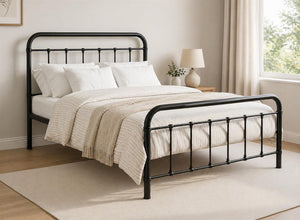 Massingham Bed in Jet Black