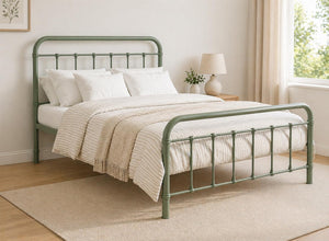 Massingham Bed in Sage Green