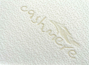 Cashmere cover on the memory foam bunk bed mattress