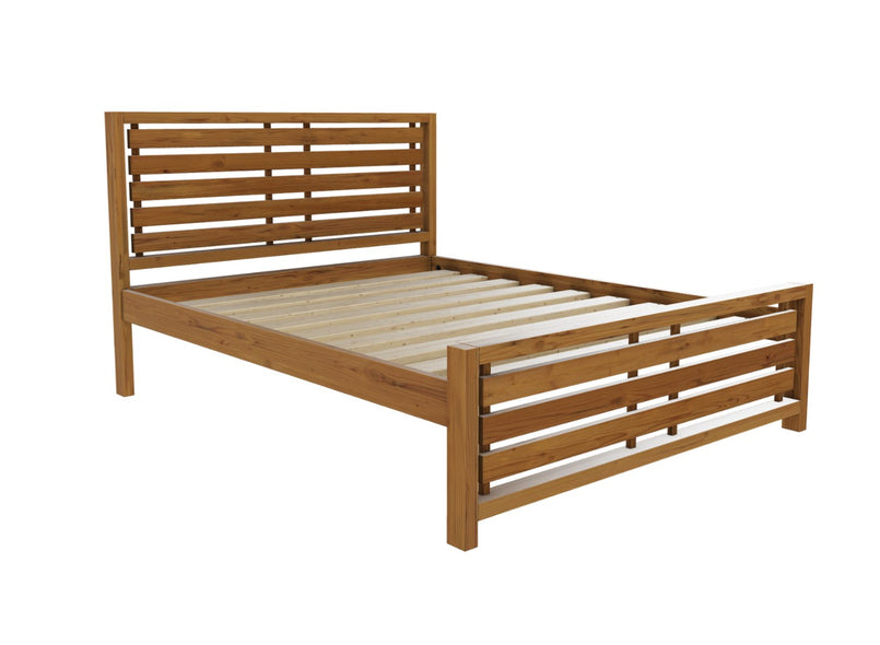 Narford Wooden Bed Finished in Stained Oak