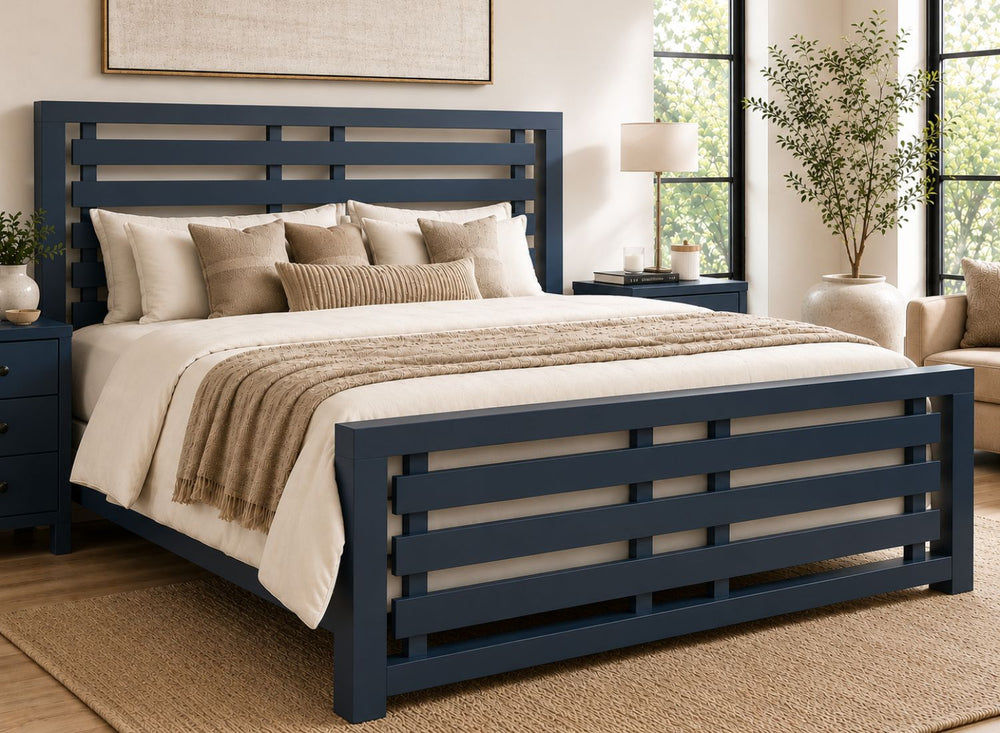 Narford Painted Wooden Bed