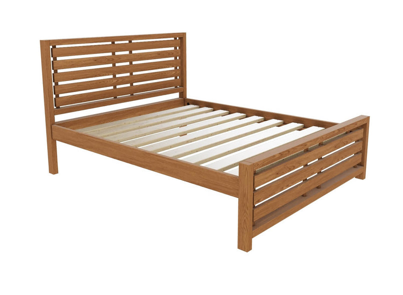 Narford Solid Oak bed in Natural