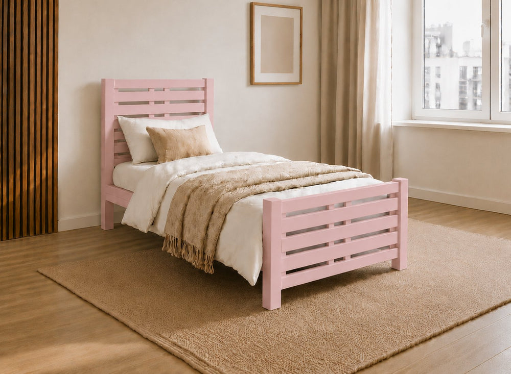 Narford Oak Bed in a Scandi High End Style
