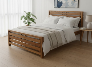 Narford Solid Oak Bed in Oak